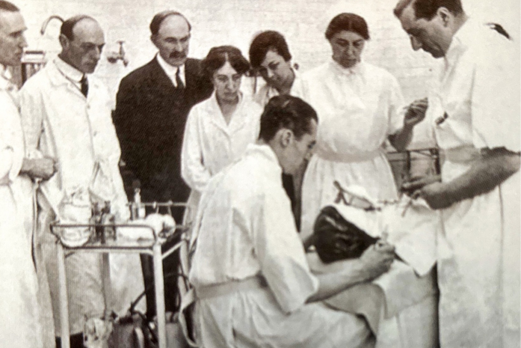 Early 1900s operating room